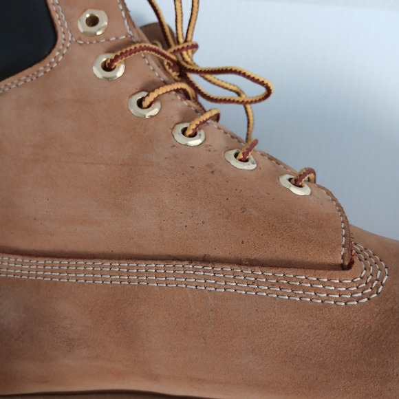 Timberland Classic 6in Waterproof Boots Leather Lace Up Men US 13 - Picture 8 of 12